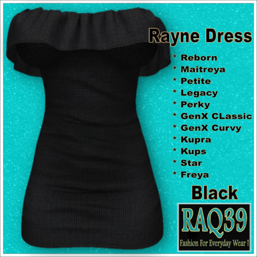 [R39] Rayne Dress-Black