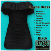 [R39] Rayne Dress-Black
