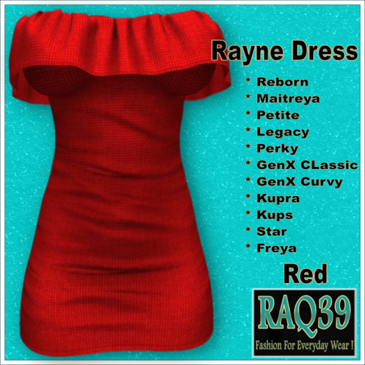 [R39] Rayne Dress-Red