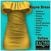[R39] Rayne Dress-Yellow