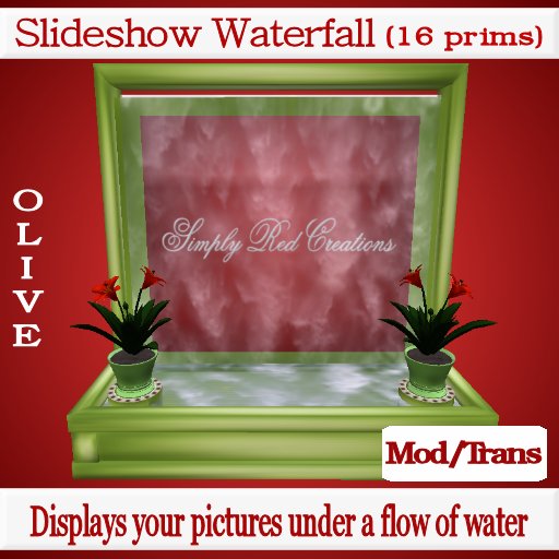 SRC Slideshow Waterfall (Olive Wood)