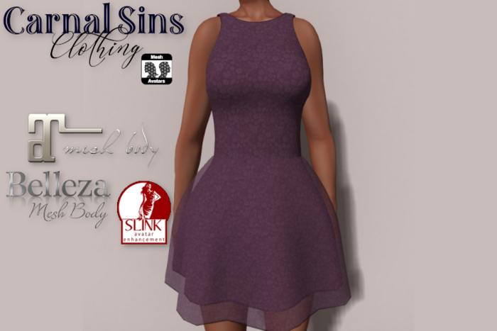 {CS} Dresses - Payton Floral Plum