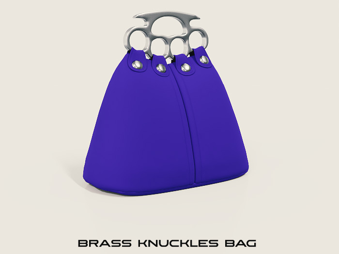 VB. Brass Knuckles Bag Blue