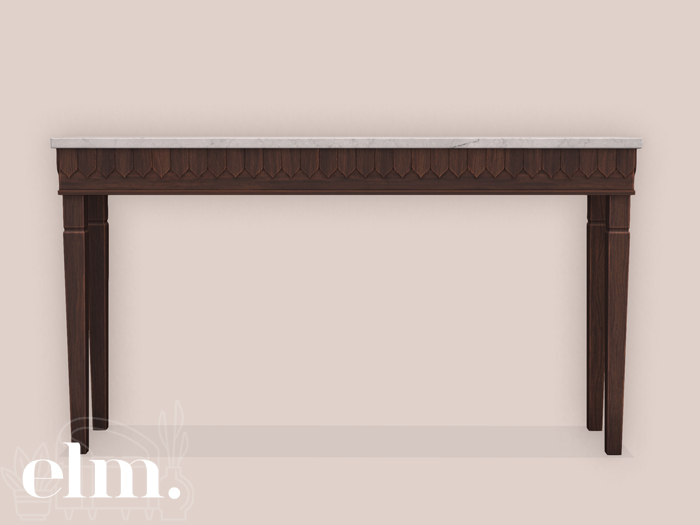 Elm. Lilith Console Table [Walnut]