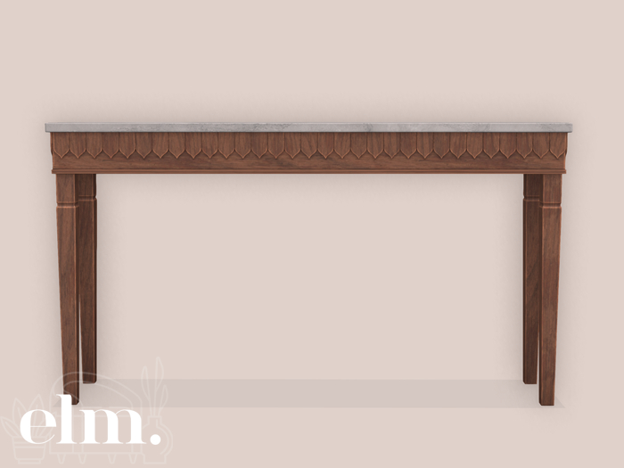 Elm. Lilith Console Table [Teak]