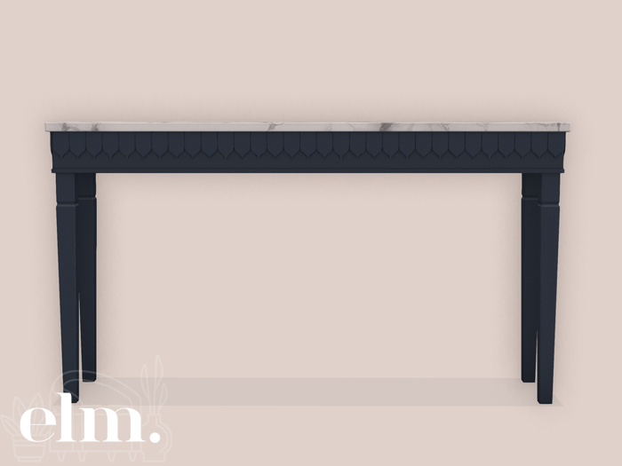 Elm. Lilith Console Table [Navy]