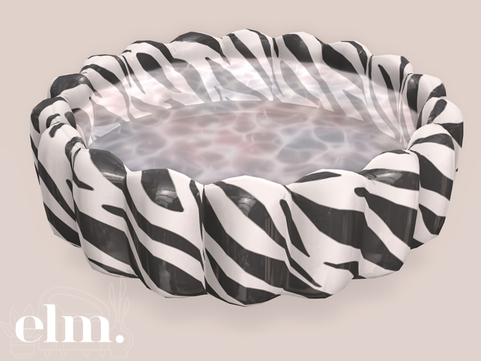 Elm. Kara Inflatable Pool ~ Zebra Stripes [PG]