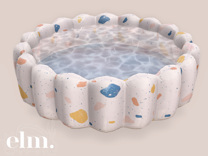 Elm. Kara Inflatable Pool ~ Terrazzo [PG]