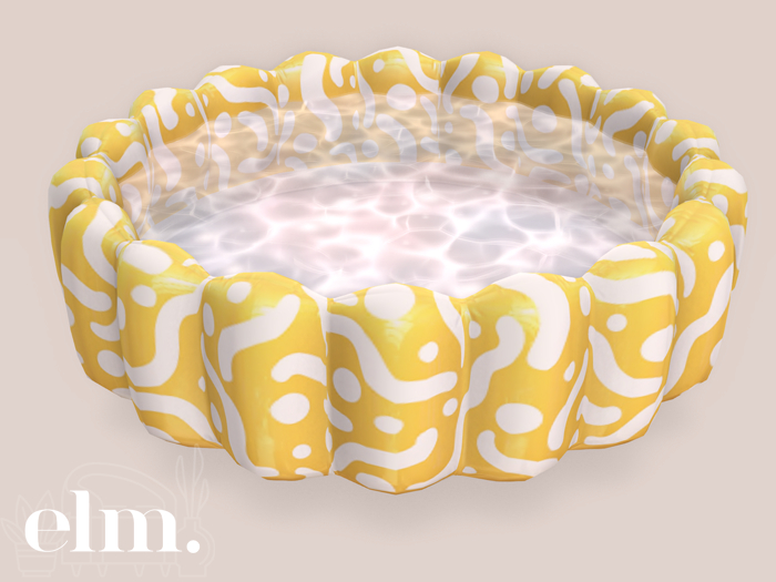 Elm. Kara Inflatable Pool ~ Canary Doodles [PG]