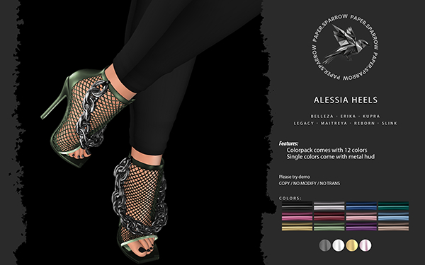 Paper.Sparrow Colorpack Alessia Heels
