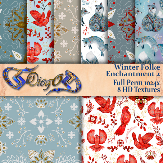 Diego Textures ~ Winter Folke Enchantment Set 2