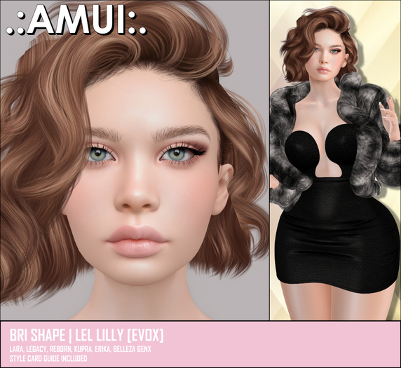 .:AMUI:. Shapes - "Bri" Shape (Lelutka Lilly)