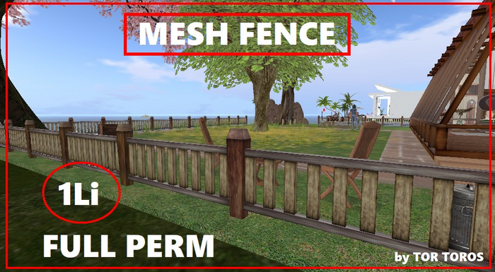 FENCE (Tapered posts) 120223 FULL PERM