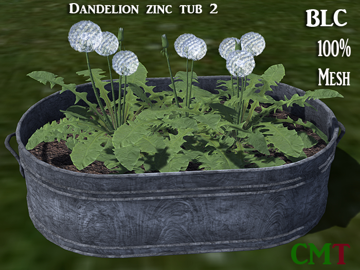BLC Dandelion zinc tub 2