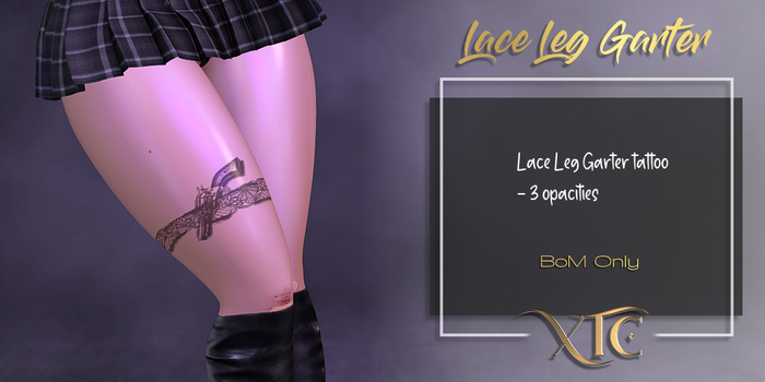 -XTC- Lace Garter Tattoo [BoM]