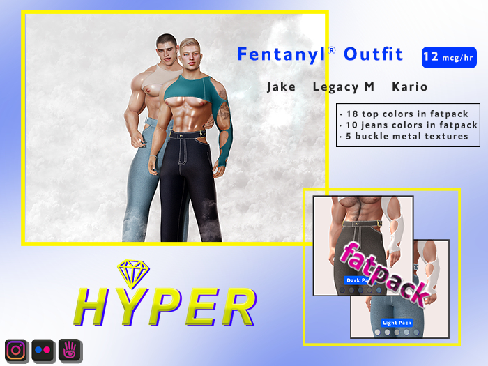$.HYPER.$ Fentanyl Jeans Fatpack