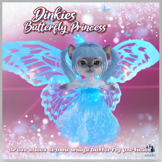 !!! CHARM Dinki  Dress Butterfly Princess