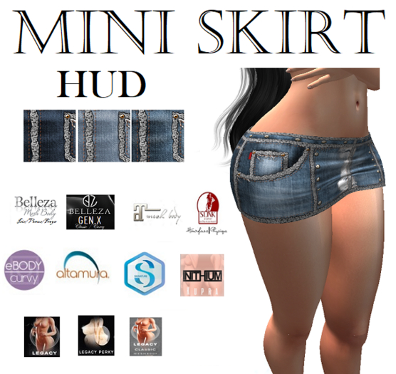 Denim Mini Skirt