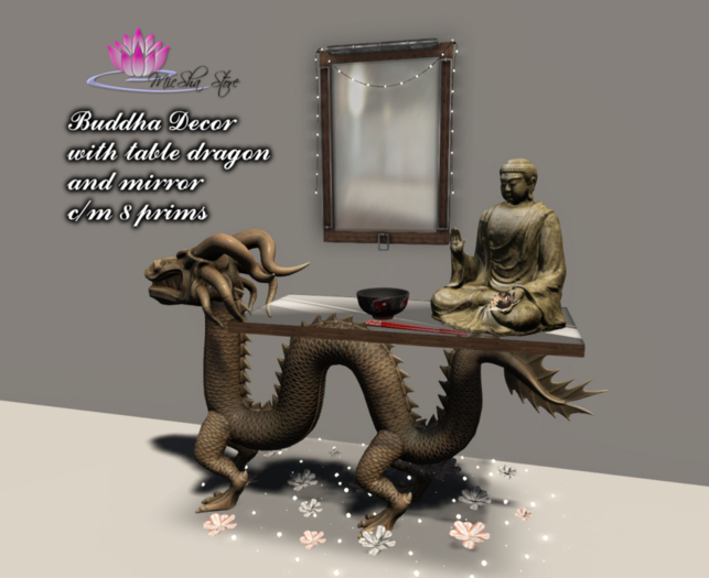 BOX-BUDDHA TABLE DECOR