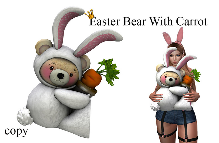 Easter Bear With Carrot