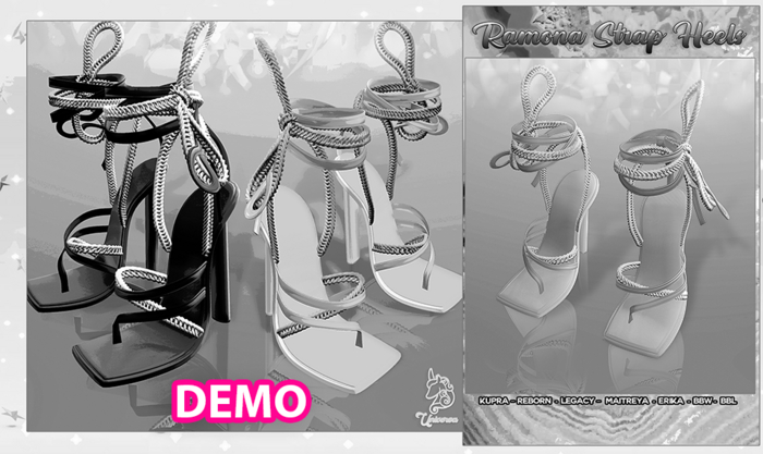 #UNIVERSA - Ramona Strap Heels - DEMO