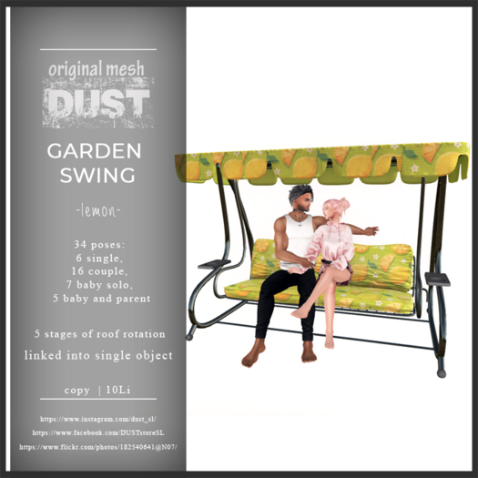 DUST: Garden Swing - Lemon 