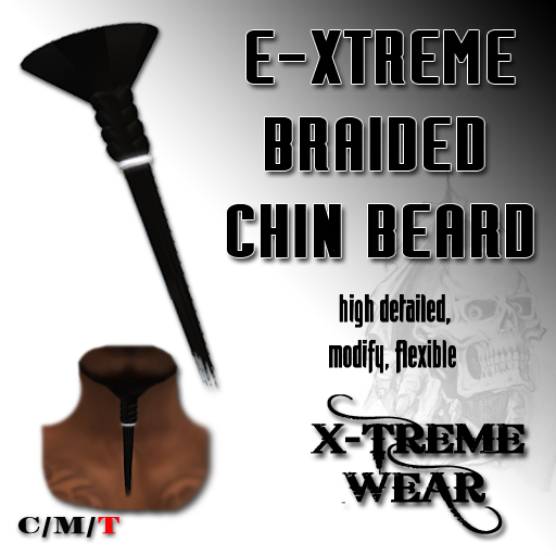 X-TREME BRAIDED CHIN BEARD