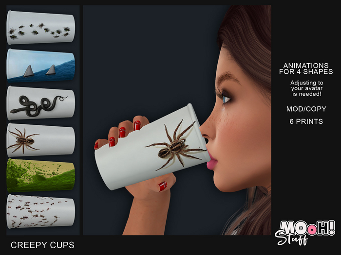 MOoH! Stuff Creepy cups (Add)