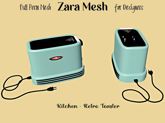ZM - Kitchen - Retro Toaster FULL PERMS