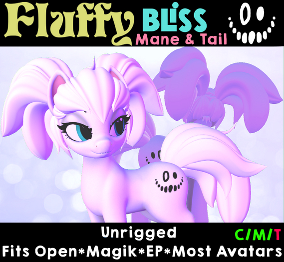 [DoxBox]Fluffy Bliss Mane and Tail
