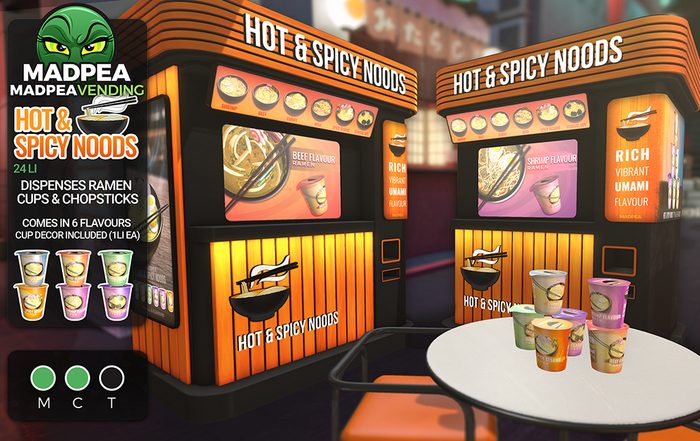MadPea Vending - Hot & Spicy Noods