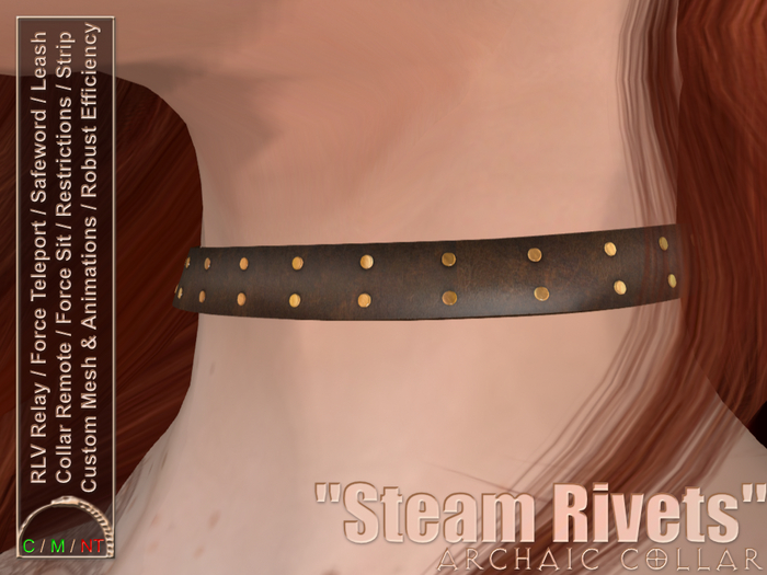 Archaic Collar - "Steam Rivets"