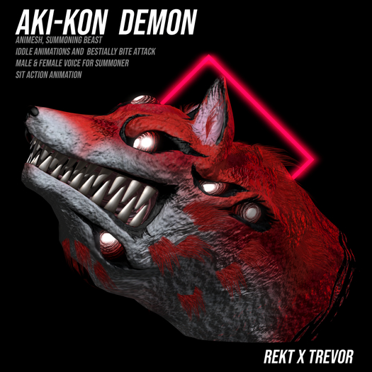 [REKT x TREVOR] - AKI-KON DEMON - (RED)