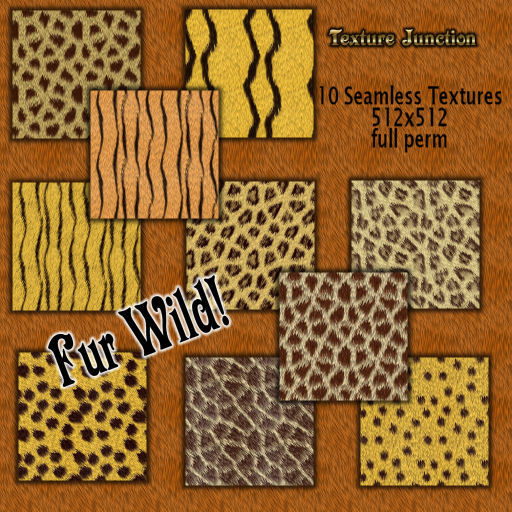 ~TJ~  Fur Wild! 10 Awesome Fur Textures