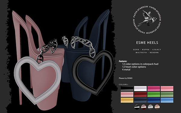 Paper.Sparrow Colorpack Esme Heels