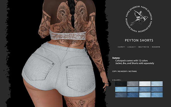Paper.Sparrow Colorpack Peyton Shorts