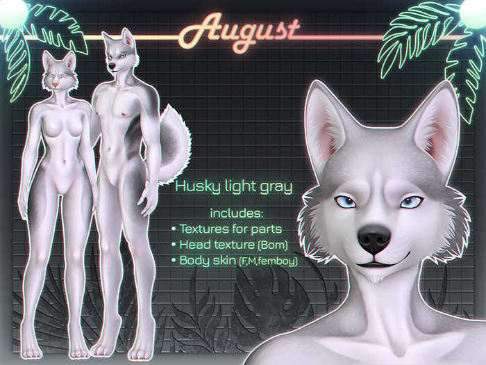 [• AUGUST •] - Husky Espen (light gray)