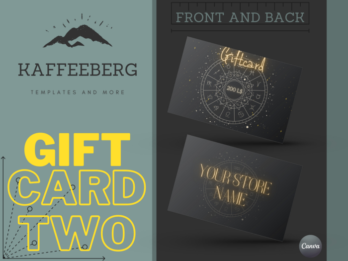 KAFFEEBERG - GIFTCARD TWO TEMPLATE