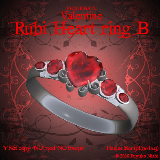 *JaqueMate*-Valentine Rubi Ring B