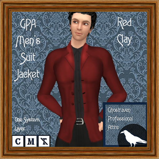 GPA Men's Suit Jacket BOM - Red Clay