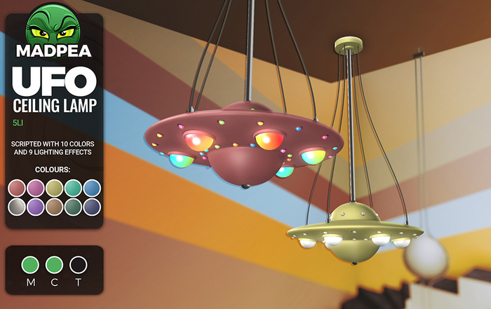 MadPea UFO Ceiling Lamp