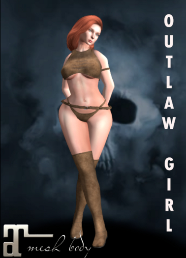 Tan Leather Outlaw Girl ~Maitreya