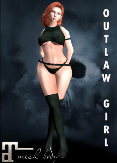 Black Leather Outlaw Girl ~Maitreya