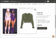 .miss chelsea. Veda Top Olive