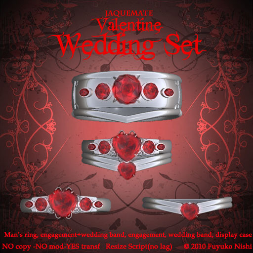 *JaqueMate*-Valentine wedding Set