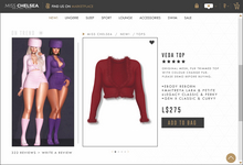 .miss chelsea. Veda Top Red