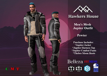 *HH* Men's Mesh Jupiter Jacket n Top Pewter