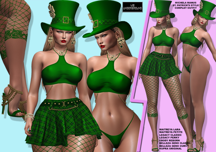 **MICHAELA MANUS ST. PATRICK'S  STYLE COMPLET OUTFIT**