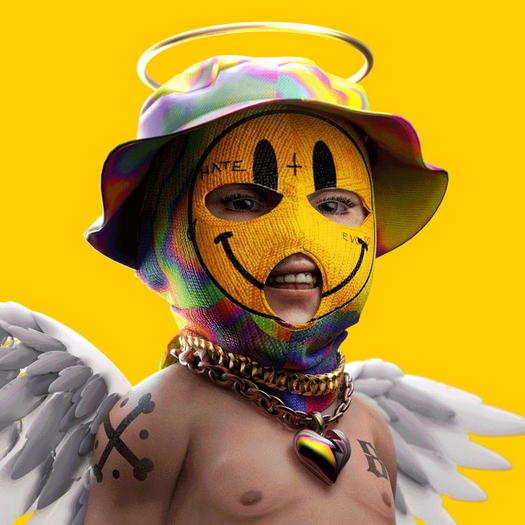 "evol smile" wall art