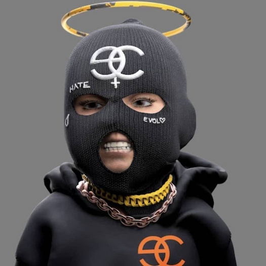 "evol blackk" wall art